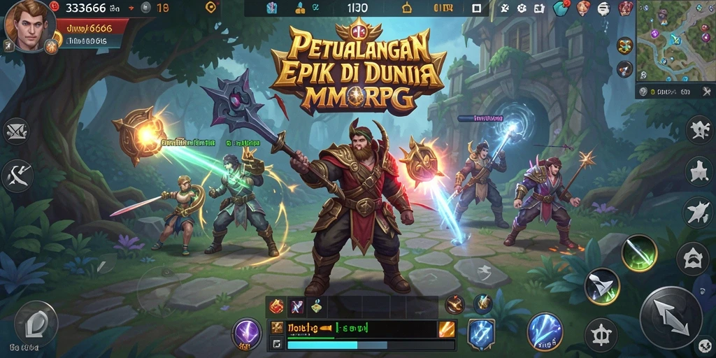 Gameplay epik dalam 333666 dengan aksi seru dan pertarungan.