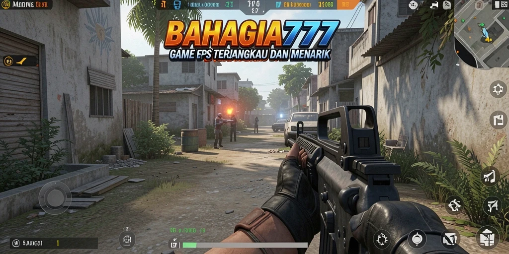 Screenshot gameplay BAHAGIA777 menunjukkan aksi pertempuran yang intens dan strategis.