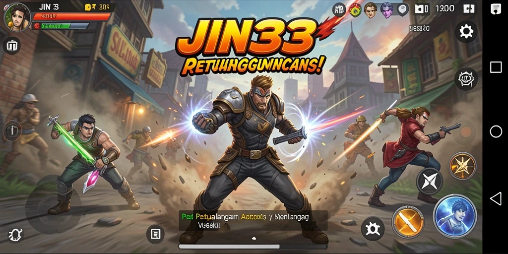 Screenshot dari gameplay seru JIN33 yang penuh aksi.