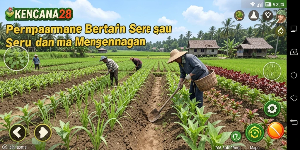 Gameplay KENCANA28 yang menyenangkan dan interaktif di dunia pertanian.