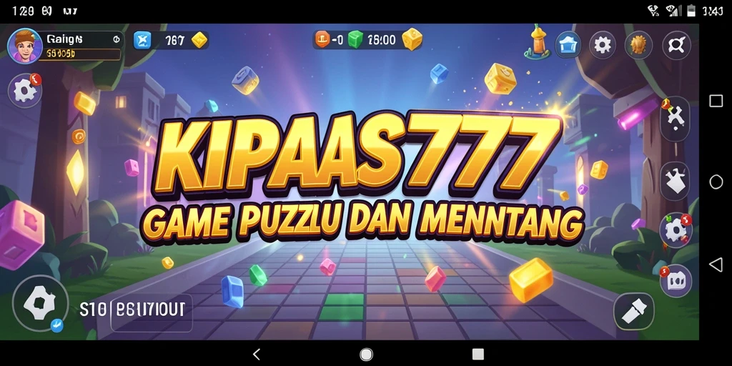 Screenshot KIPAS777 menampilkan tantangan puzzle yang memikat.