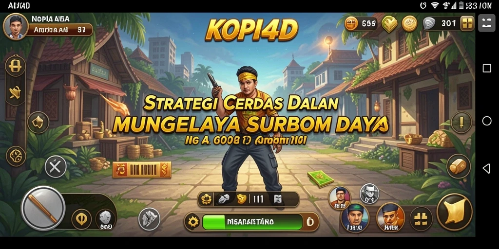 Tampilan gameplay KOPI4D yang menantang dalam strategi.