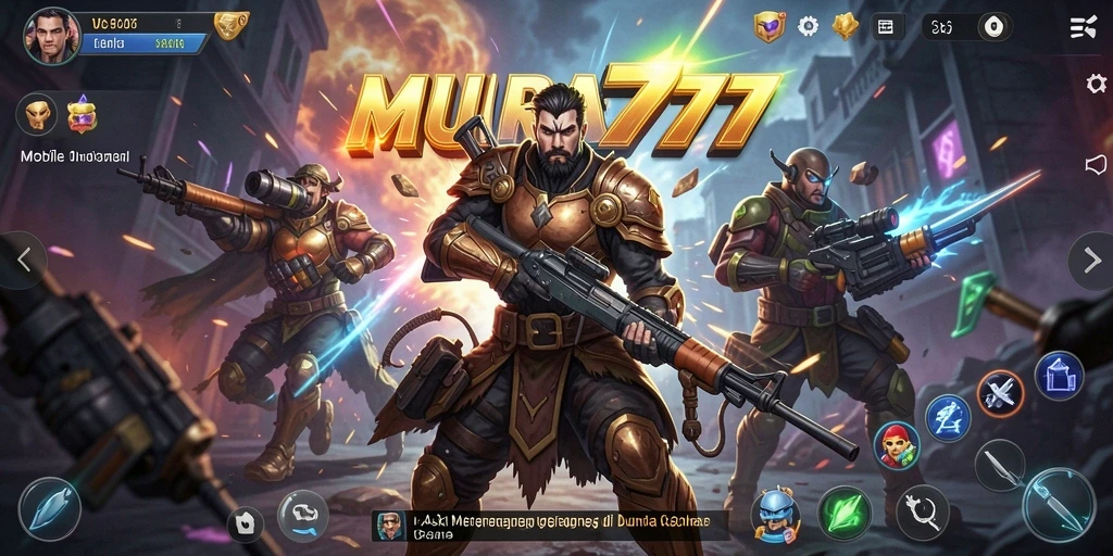 Tampilan menarik dari gameplay MUARA777 dalam aksi bertempur.