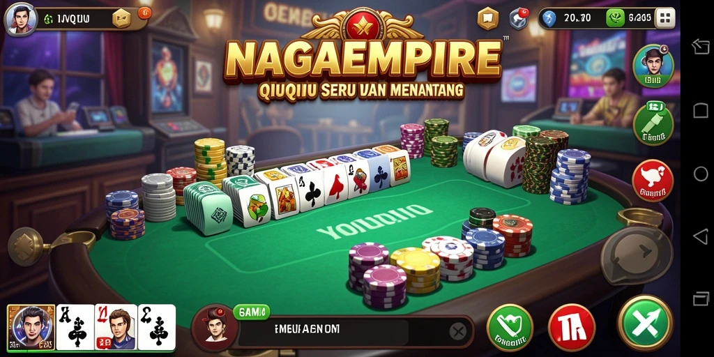 Gameplay seru NAGAEMPIRE dengan suasana kompetitif QiuQiu.