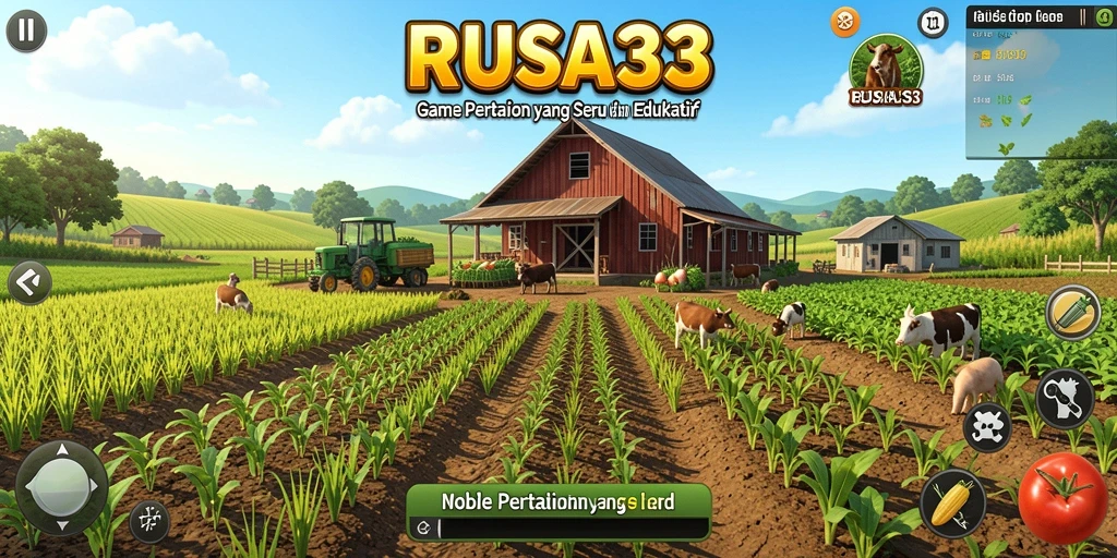 Gameplay seru di RUSA33 dengan aktivitas bertani yang mendidik.