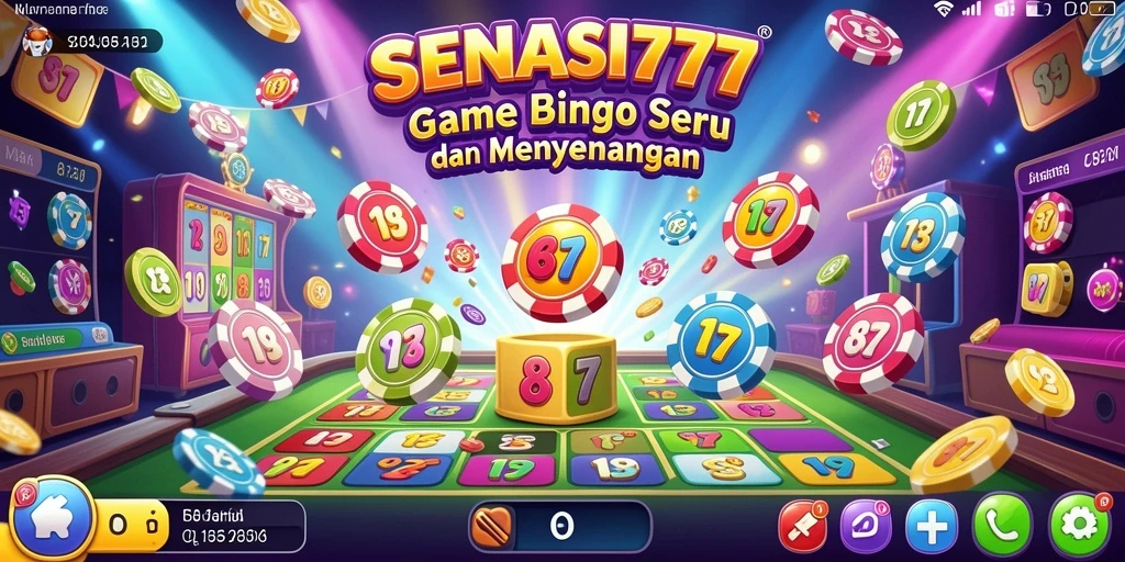 Tampilan gameplay seru dari SENSASI777 dengan fitur Bingo menarik.