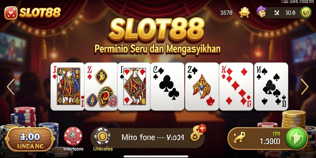 Screenshot SLOT88 menunjukkan aksi seru dalam permainan Domino.