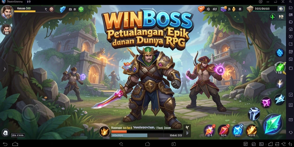 Tampilan gameplay WINBOSS yang mendebarkan dan menantang.